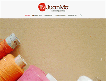 Tablet Screenshot of maquineriajuanma.com